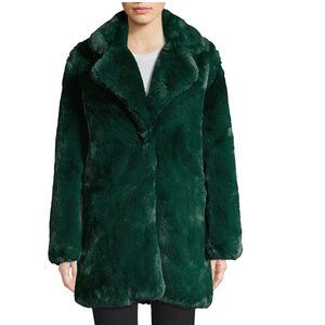 Apparis Emerald Green Faux Fur Sophie Coat
